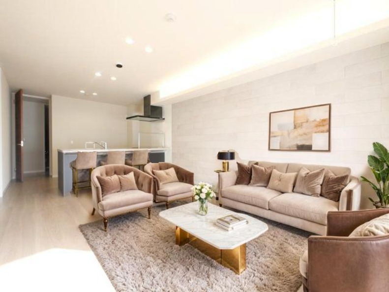 居室・リビング　CGで家具等を配置したもので家具等は含まれません