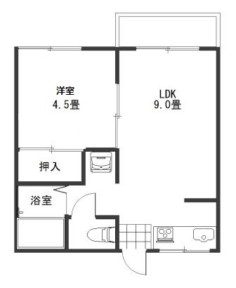 いずみハイツ石原Iの間取り