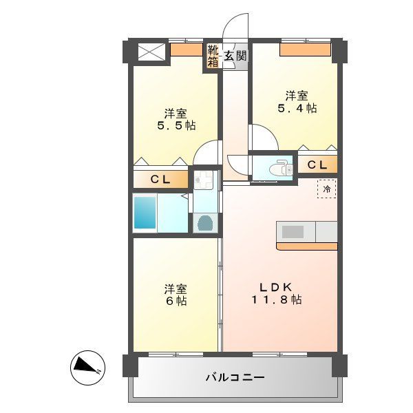 カサ・デル・レストIの間取り