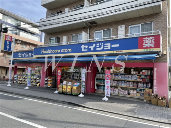 ドラックストア　くすりセイジョー 中野島店（ドラッグストア）まで359m