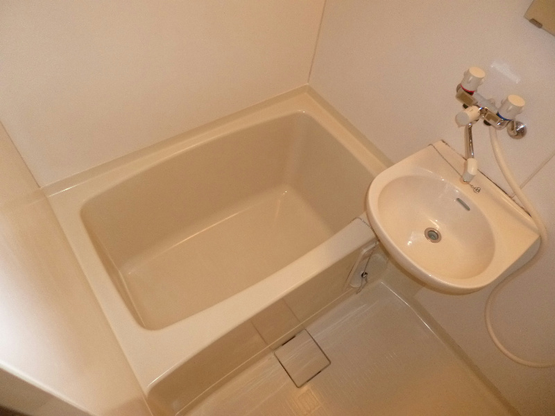 バス・シャワールーム　洗面台付きのお風呂です。