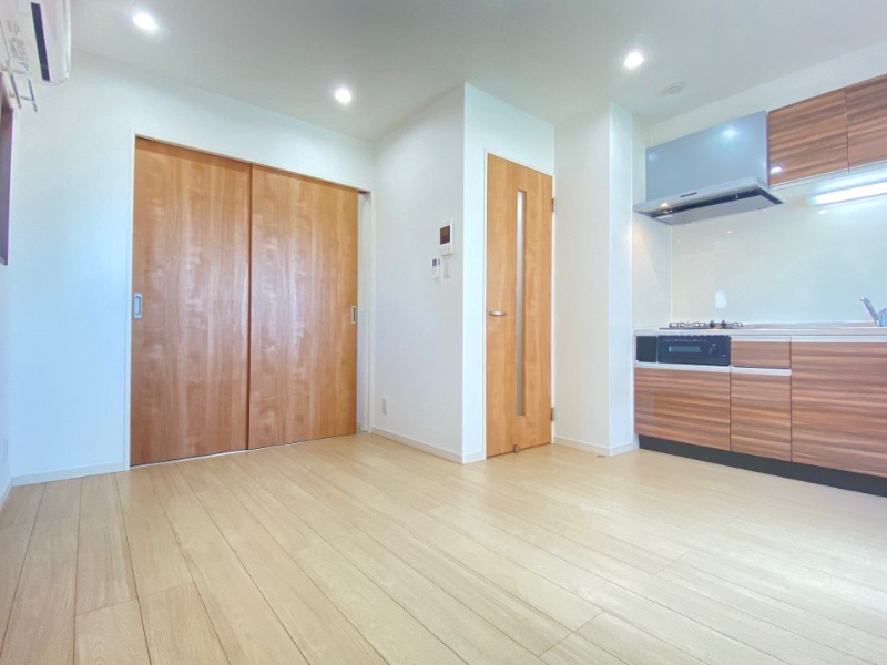 居室・リビング　建築中