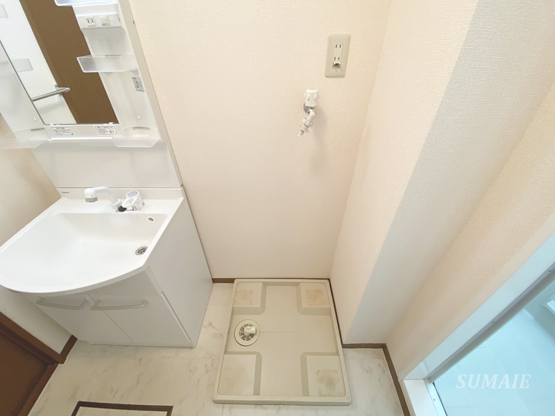 洗面設備　洗濯機置き場☆