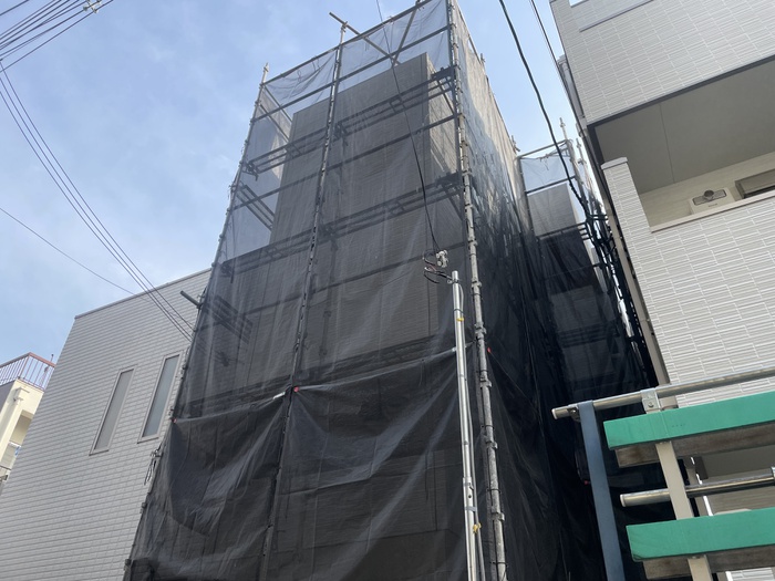 建物外観　建築中
