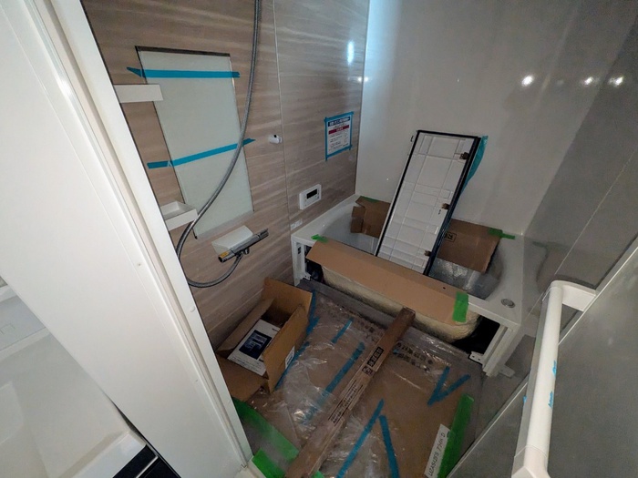 建物外観　建築中