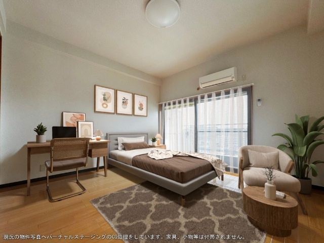 居室・リビング　※バーチャルステージング（家具配置イメージ）画像