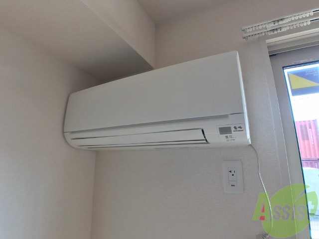 その他設備　エアコンもちゃんとお部屋についてますねー