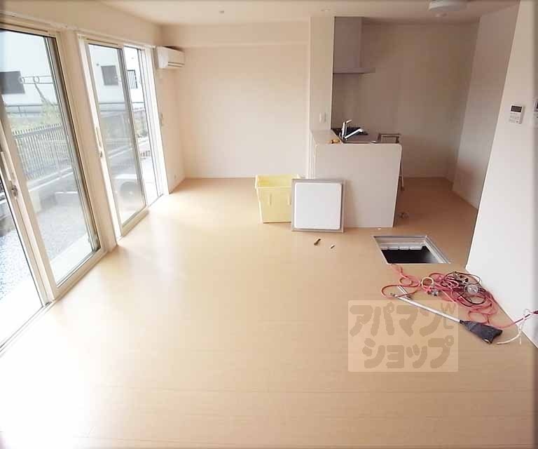 居室・リビング　１３．８帖のＬＤＫです。