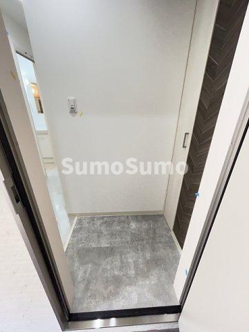 玄関　収納もある玄関です