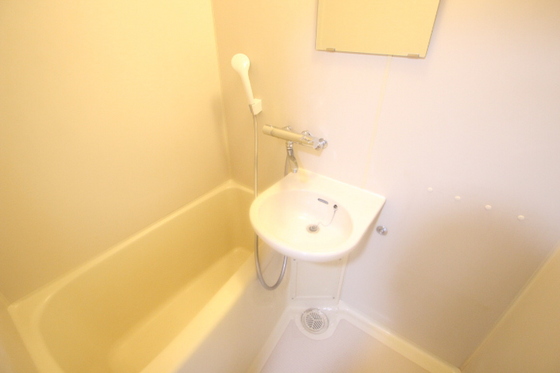 洗面設備　※別号室の写真となっております。