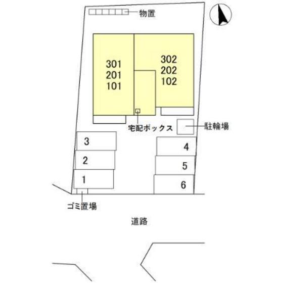 駐車場　配置図