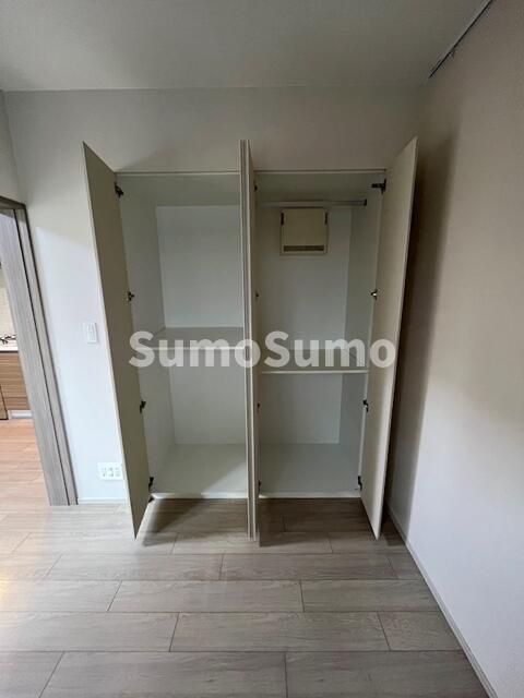 収納　たっぷりとした収納スペースです