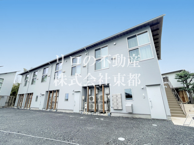 建物外観　建築中のため実際の建物と設備等が変更になる場合がございます。