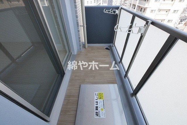 バルコニー　落ち着いた時間を過ごせるバルコニーです