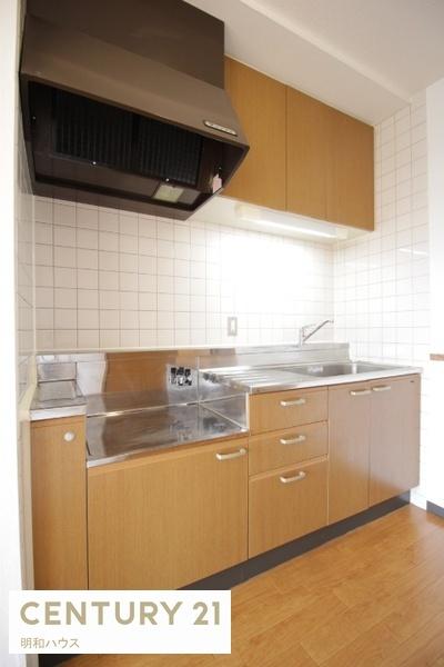 キッチン　2口ガスコンロが設置できます♪