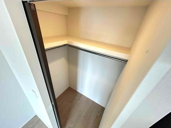 収納　たっぷりとした収納スペースです