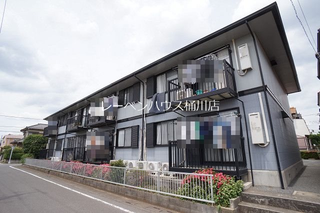 建物外観　レーベンハウス桶川店へ　048-787-5511