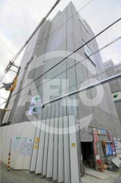 エントランス　コーラルポワント難波WEST　建築中外観