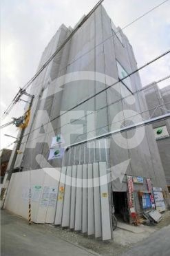 ロビー　コーラルポワント難波WEST　建築中外観