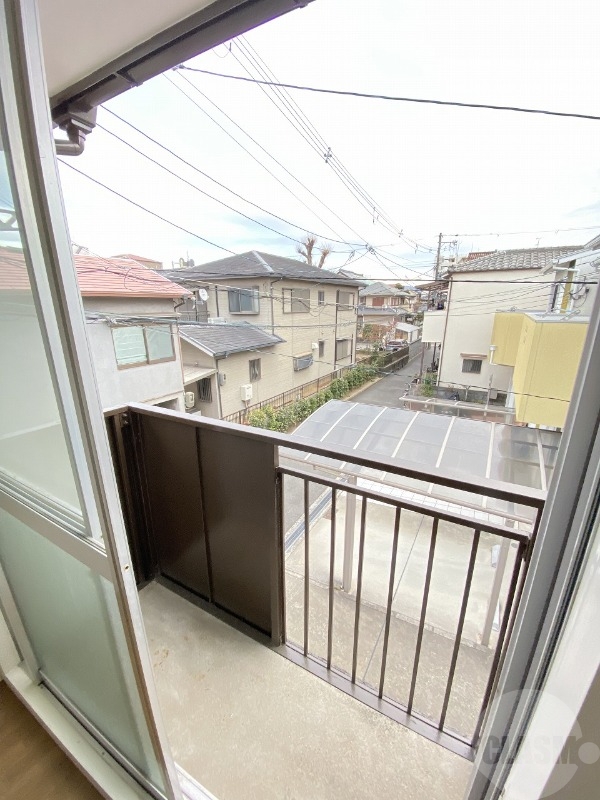 バルコニー　同タイプの別部屋の写真