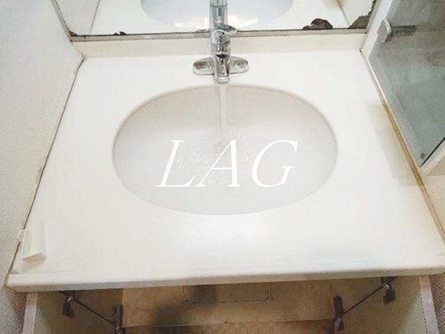 洗面設備　洗面台です。