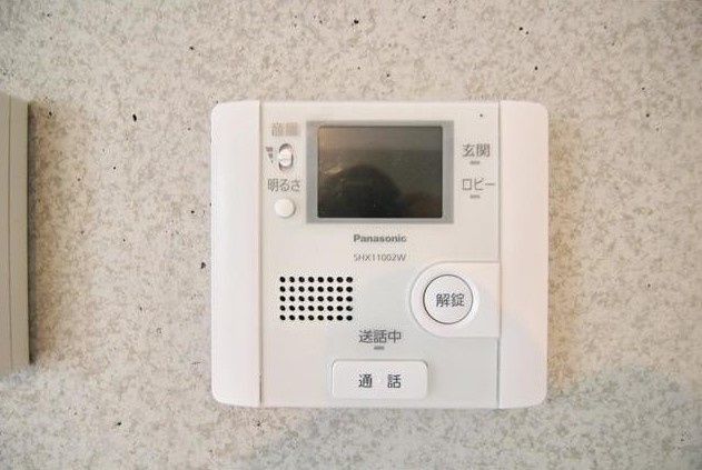 セキュリティ　訪問者の顔を確認できるTVモニタインターホン♪