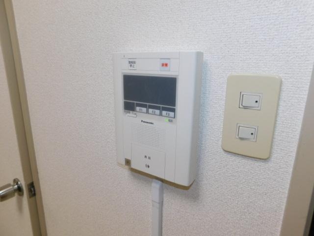 セキュリティ　モニター付きでセキュリティ安心です