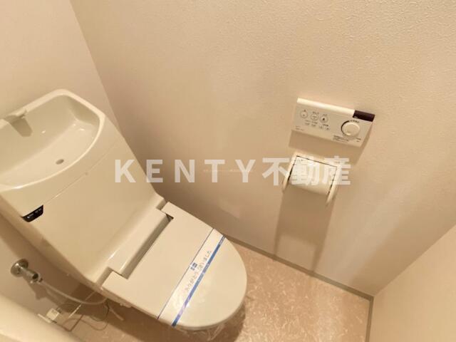 トイレ　ゆったりとした空間のトイレです