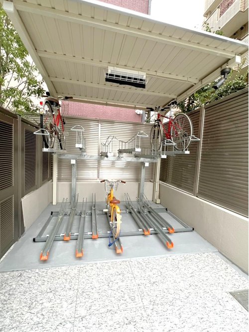 駐車場　駐輪場です