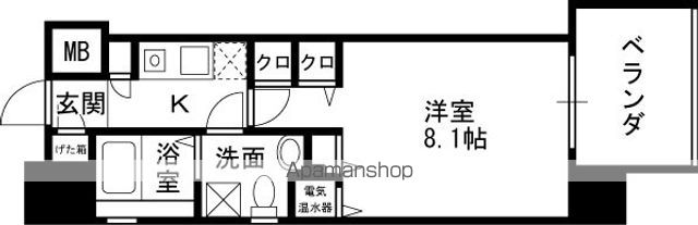 グラマシー京橋の間取り写真