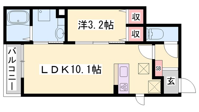 カトレアIの間取り写真
