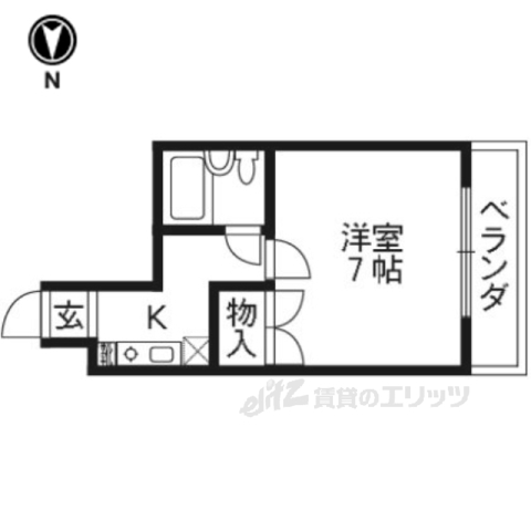 エクセレント丸太町の間取り写真