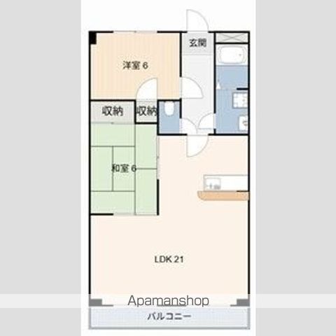 パールスクエアの間取り写真