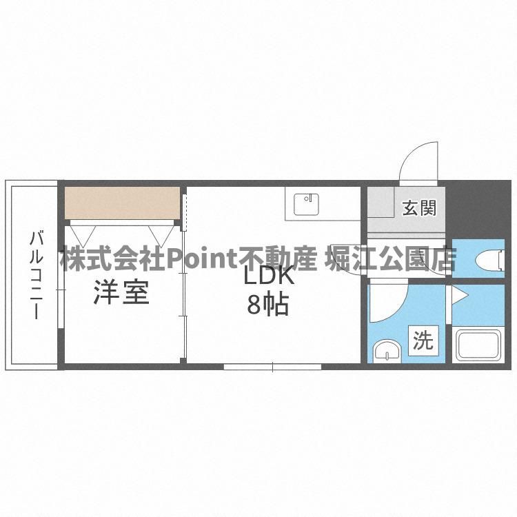 地下鉄御堂筋線 長居駅 徒歩4分 3階建 築9年の間取り写真