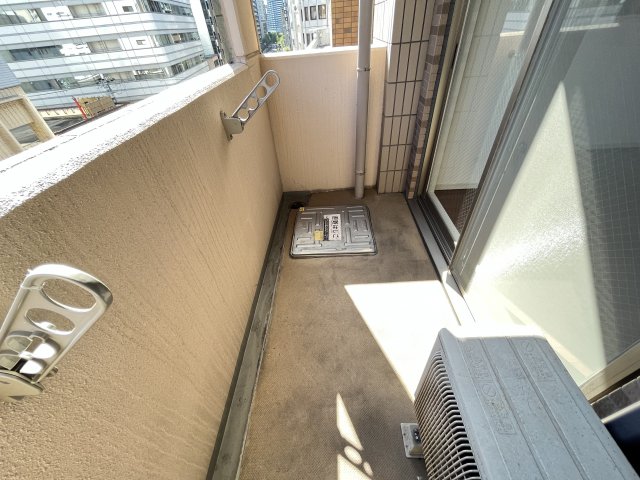 バルコニー　お洗濯にも便利なバルコニー付き