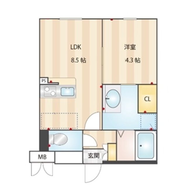 LEGALAND福島Northの間取り写真