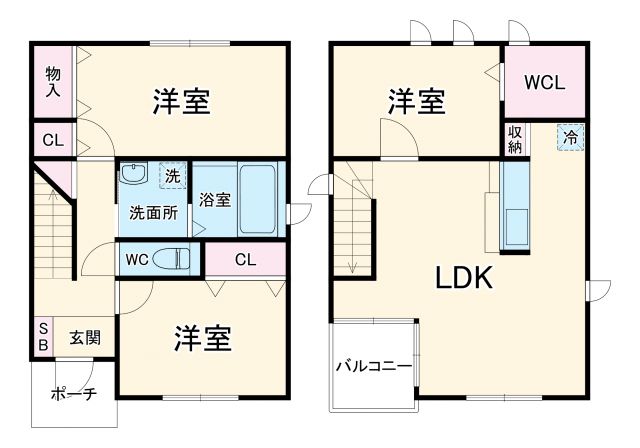 草薙町1-1KODATEXIIの間取り写真