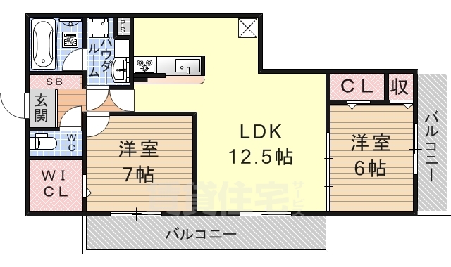 ＪＲ東海道本線 瀬田駅 徒歩20分 3階建 築9年の間取り写真