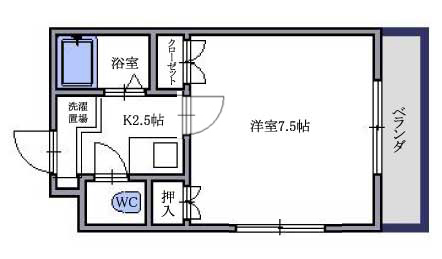 WH西念の間取り写真