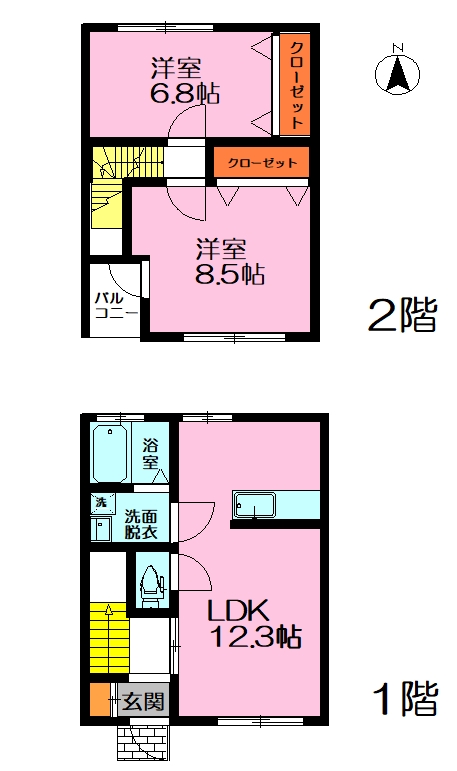 MATKA多賀城の間取り写真