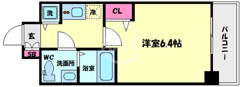 クリスタルグランツ西本町の間取り写真