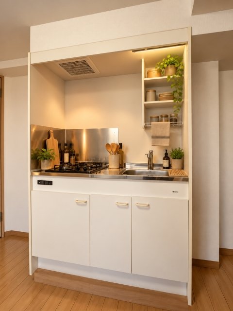 キッチン　※家具小物含めイメージ図