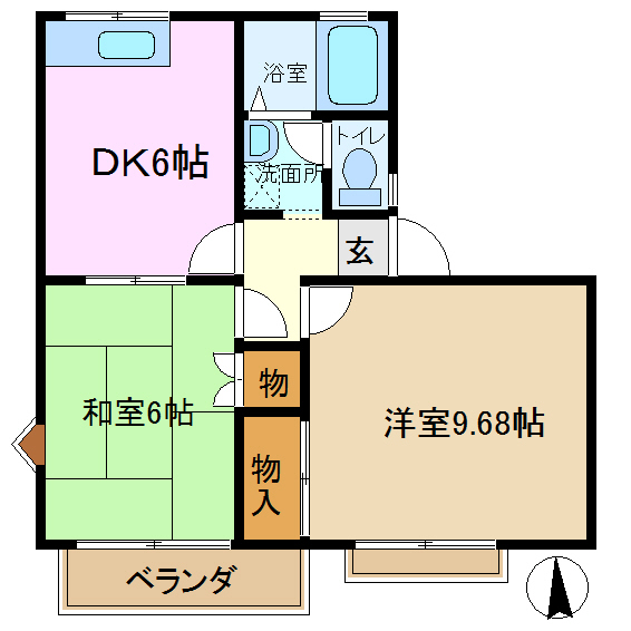 ビレッジ１０の間取り