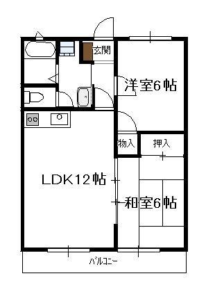 シャルマンＫの間取り