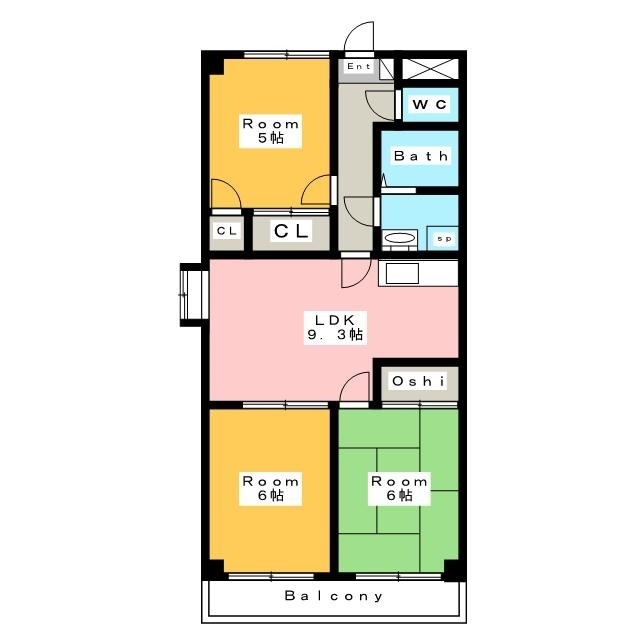 シャルマンメゾンの間取り