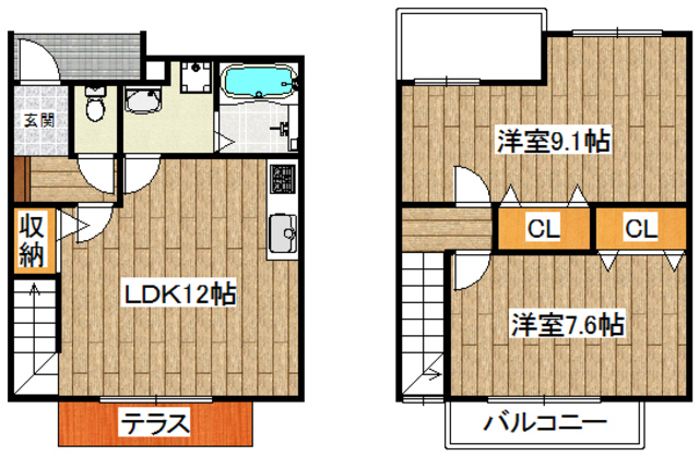 ライズハイツの間取り