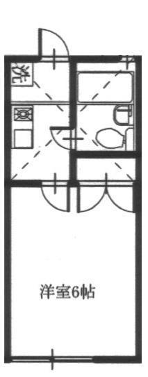 南の杜　Ａの間取り