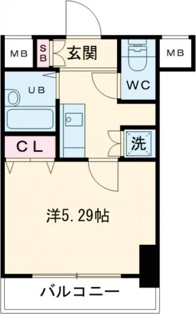 東京都大田区南蒲田１（マンション）の賃貸物件の間取り