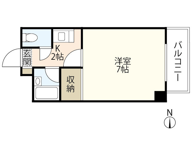 広島市安佐南区伴東のマンションの間取り