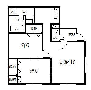 エスパニア砂川Iの間取り